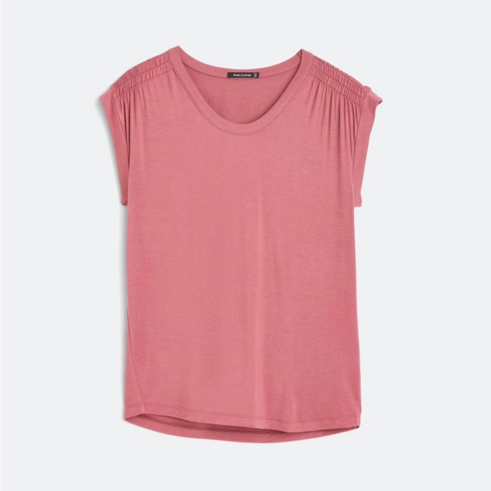 Pink Clover Dusty Rose Short Sleeve Tee